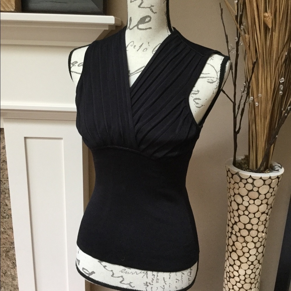 Joseph A. black blouse